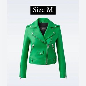 Mackage Baya Chlorophyll Leather Jacket